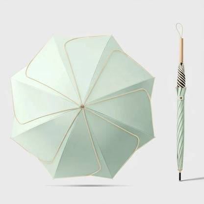 Rosea - Parapluie femme, silhouette pétale, résistant