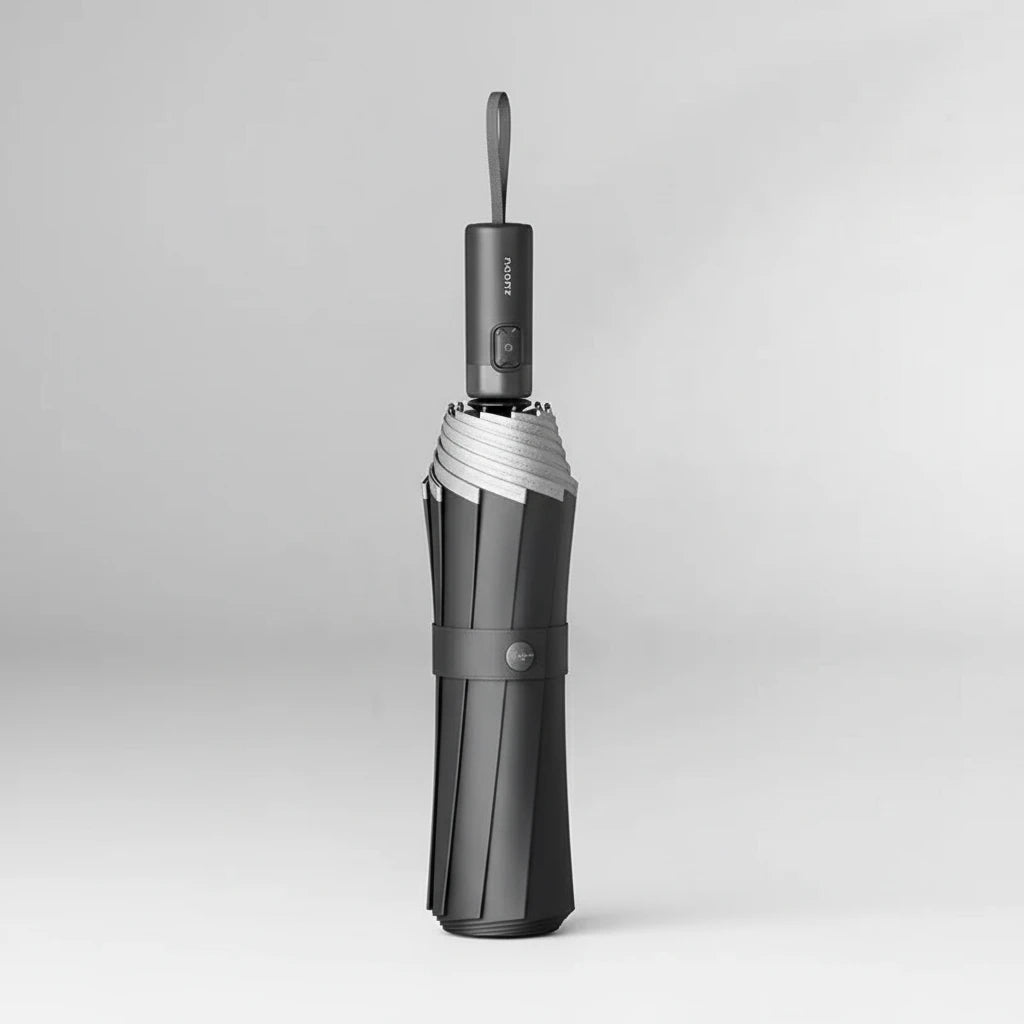 HydroTech 280T - Parapluie a plis, automatique, structure renforcé.