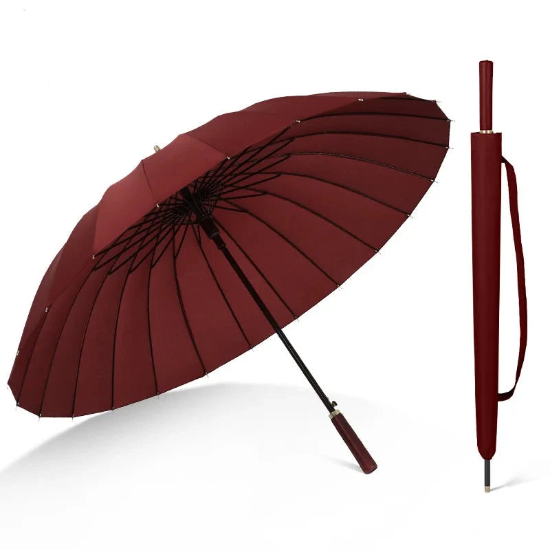 Maestral 24 - Parapluie long manche, large couverture, automatique.