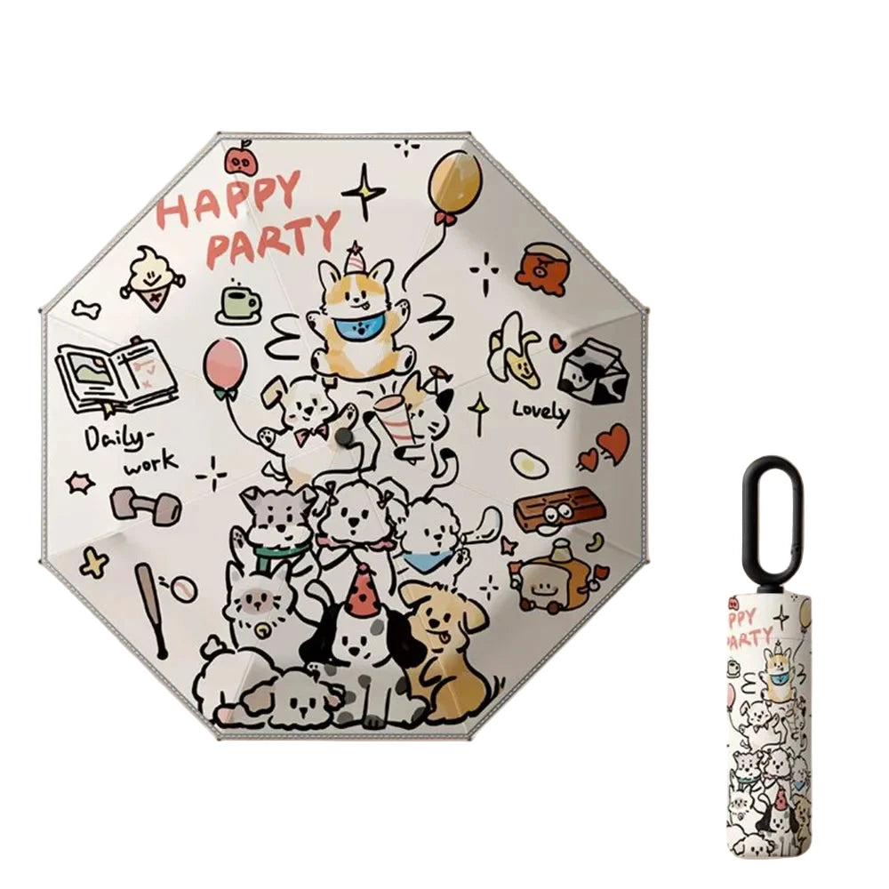 HappyRain - Parapluie enfant, sécurité réfléchissante.