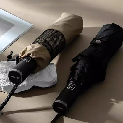 Parachase3280 - Parapluie pliant, compact, automatique, robuste.