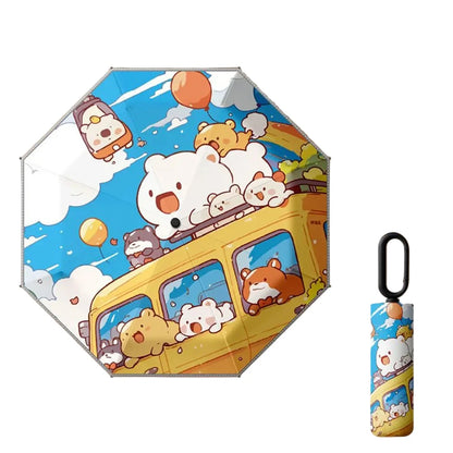 HappyRain - Parapluie enfant, sécurité réfléchissante.