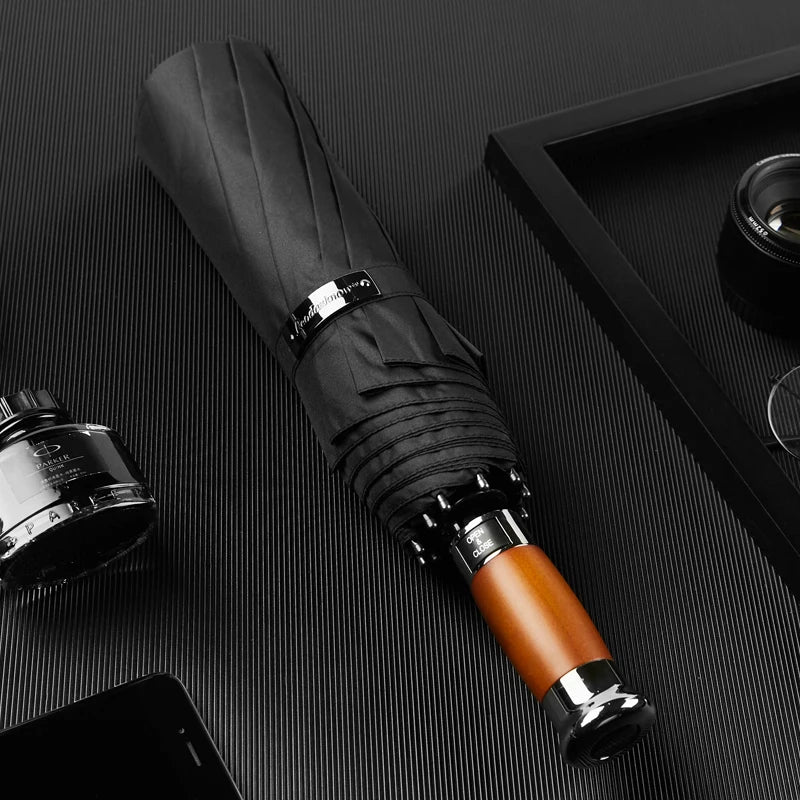 ImperiumCompact - Parapluie anglais, pliant et compact, large protection, robuste, automatique