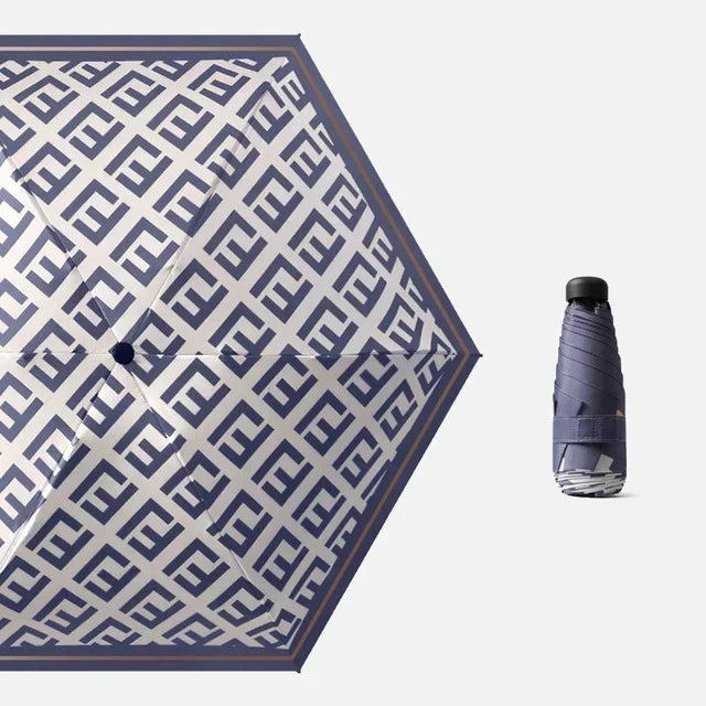 Voyageur 5 - Parapluie pliant, compact, securisé.