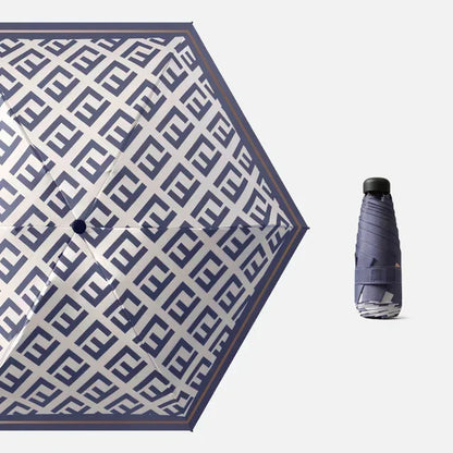 Voyageur 5 - Parapluie pliant, compact, securisé.