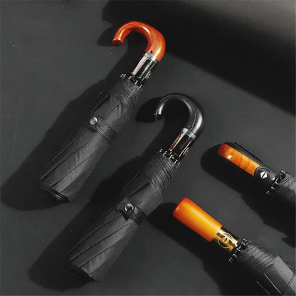 Windprotect - parapluie anglais, pliant et compact, large couverture, automatique