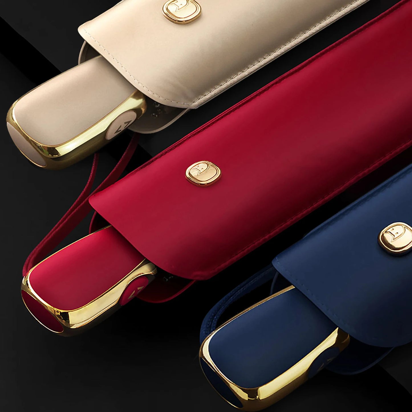 Olycat - Parapluie pliant, compact, plat, automatique.