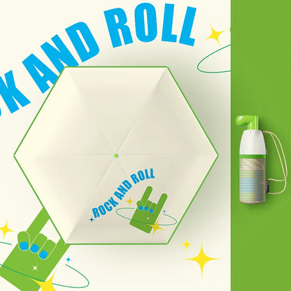 BootyRain - Parapluie enfant pliant compact.