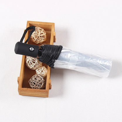 ClairCity - Parapluie transparent, pliant et compact, automatique.