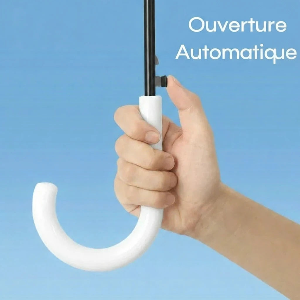 Transluvia - Parapluie transparent, long manche, large protection.
