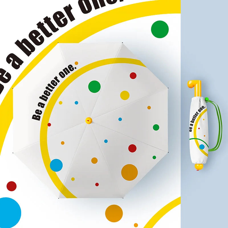 BootyRain - Parapluie enfant pliant compact.