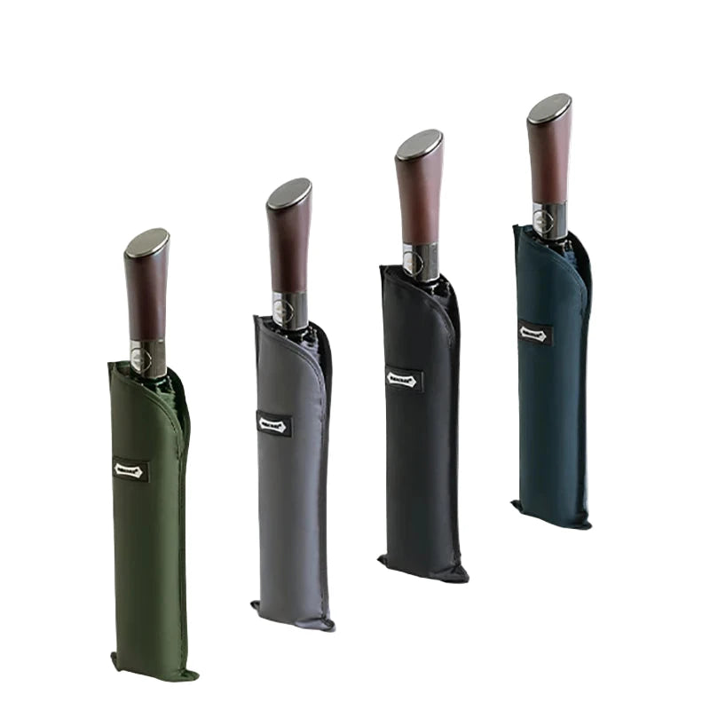 Parachase3262 - Parapluie anglais, pliant compact, large protection, automatique