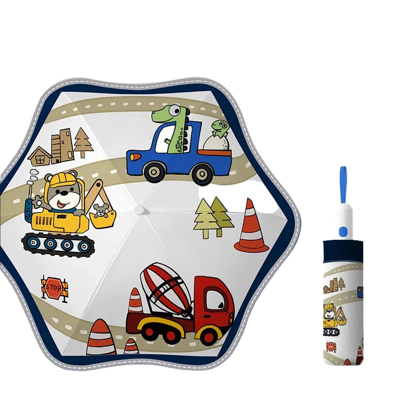 Éclipse - Parapluie enfant, sécuritaire, à plis.