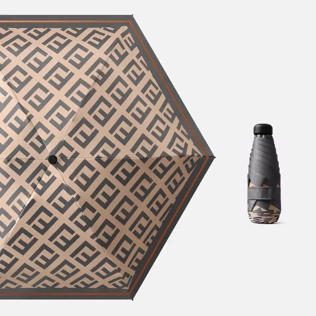 Voyageur 5 - Parapluie pliant, compact, securisé.