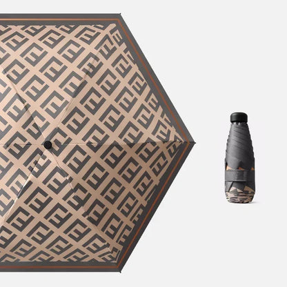 Voyageur 5 - Parapluie pliant, compact, securisé.