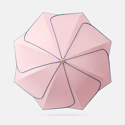 Rosea - Parapluie femme, silhouette pétale, résistant