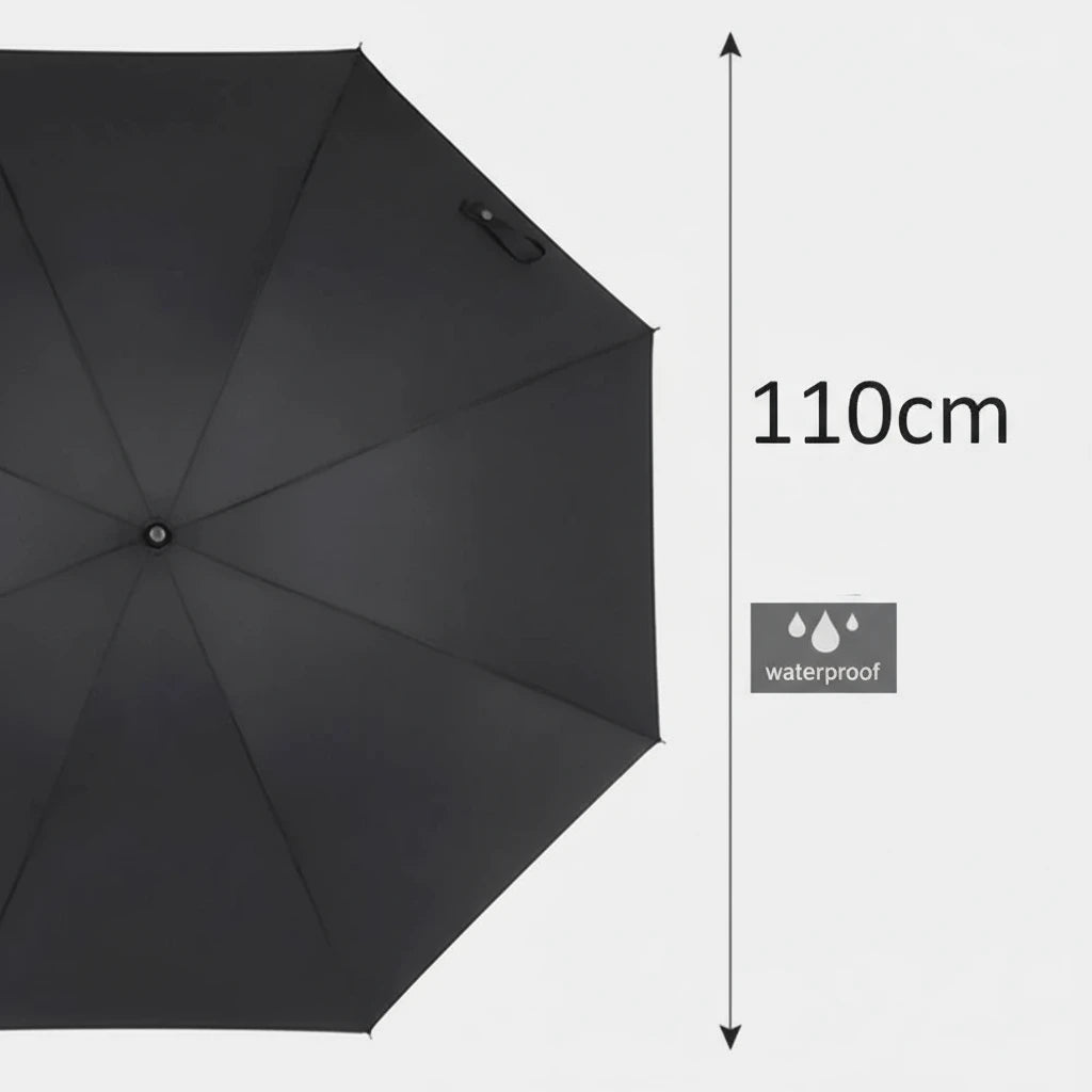 Parachase Classique - Parapluie anglais, long manche, raffiné, large protection
