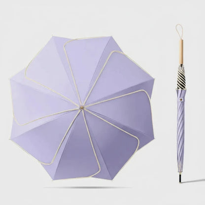 Rosea - Parapluie femme, silhouette pétale, résistant