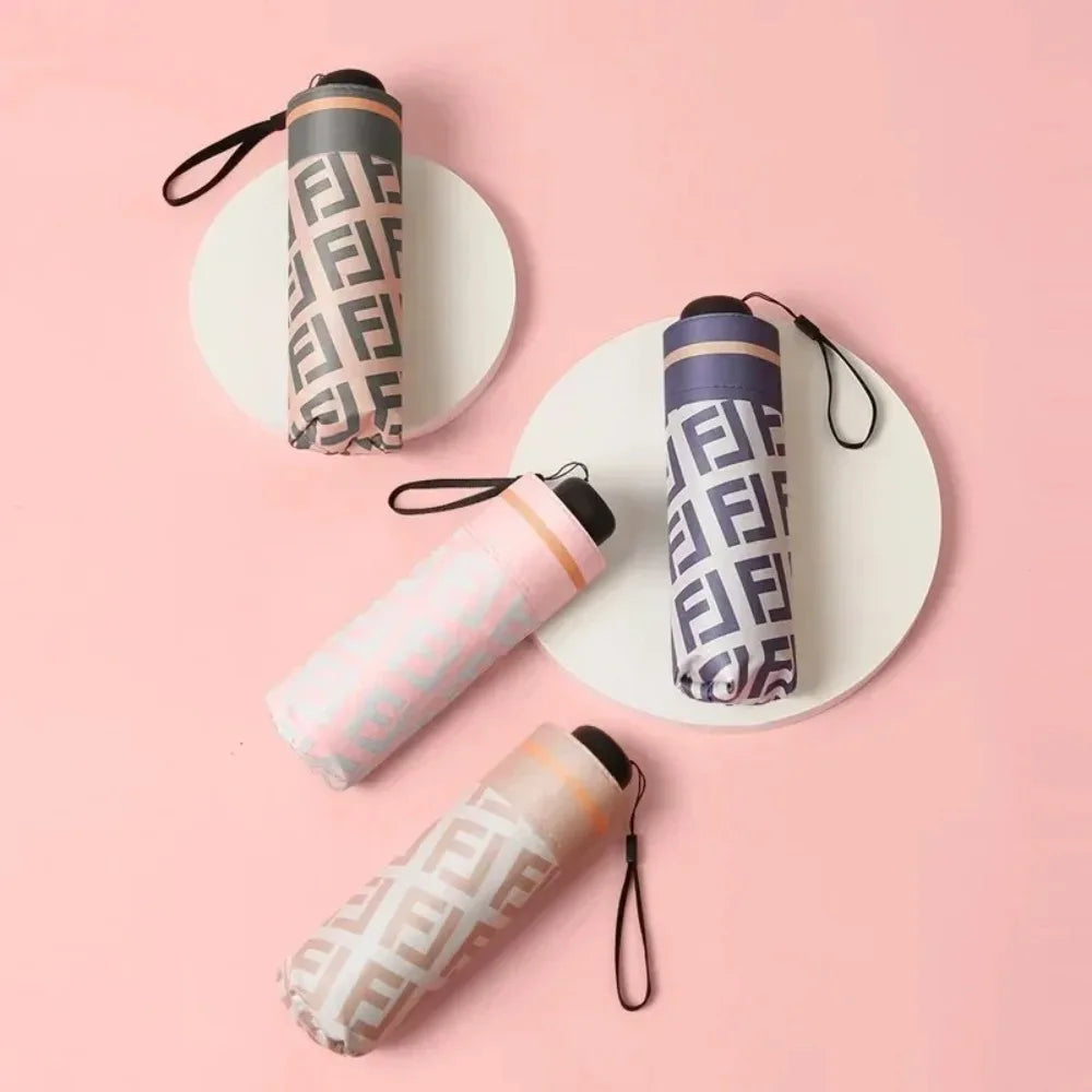 Voyageur 5 - Parapluie pliant, compact, securisé.