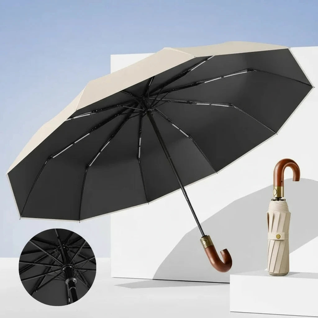 Business - Parapluie anglais, pliant et compact , automatique.