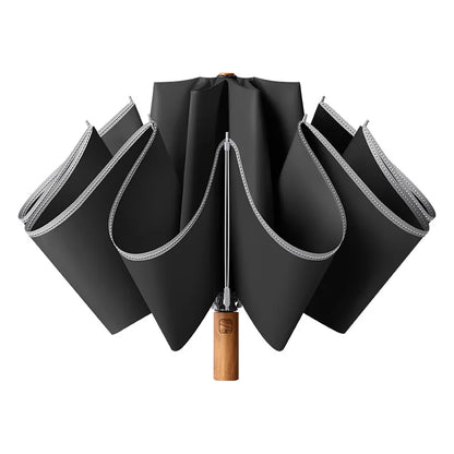 DryFlip - Parapluie pliant, inversé, sécurisé, automatique.