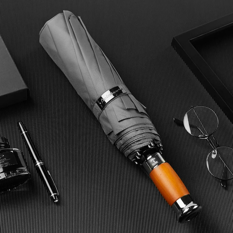 ImperiumCompact - Parapluie anglais, pliant et compact, large protection, robuste, automatique