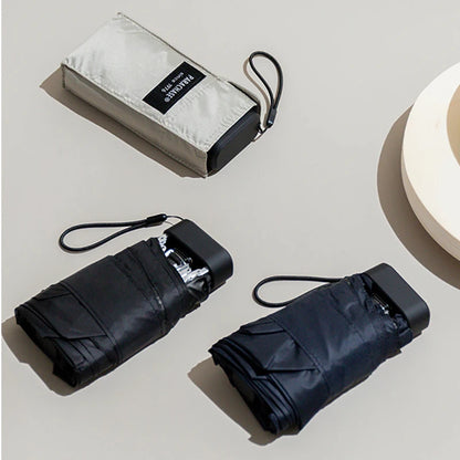 PARACHASE6001 - Parapluie pliant compact, plat, léger