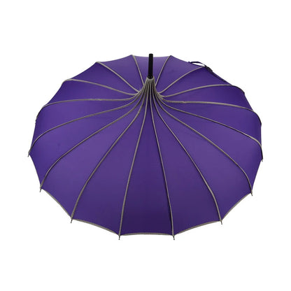 Pagoda - Parapluie femme, design pagode, large protection.
