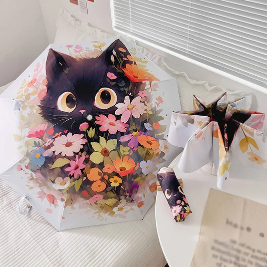 Miaou’brella - Parapluie enfant, pliant, automatique.