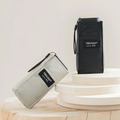 PARACHASE6001 - Parapluie pliant compact, plat, léger