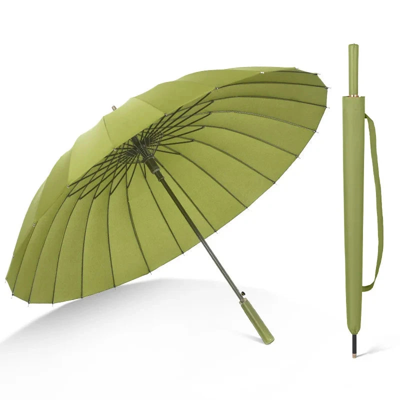 Maestral 24 - Parapluie long manche, large couverture, automatique.