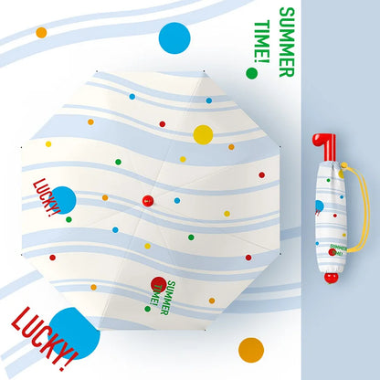 BootyRain - Parapluie enfant pliant compact.