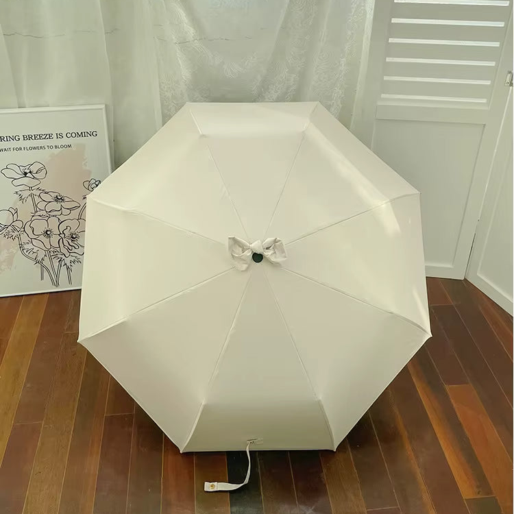 Duckina - Parapluie femme, pliant, poignée canard original.