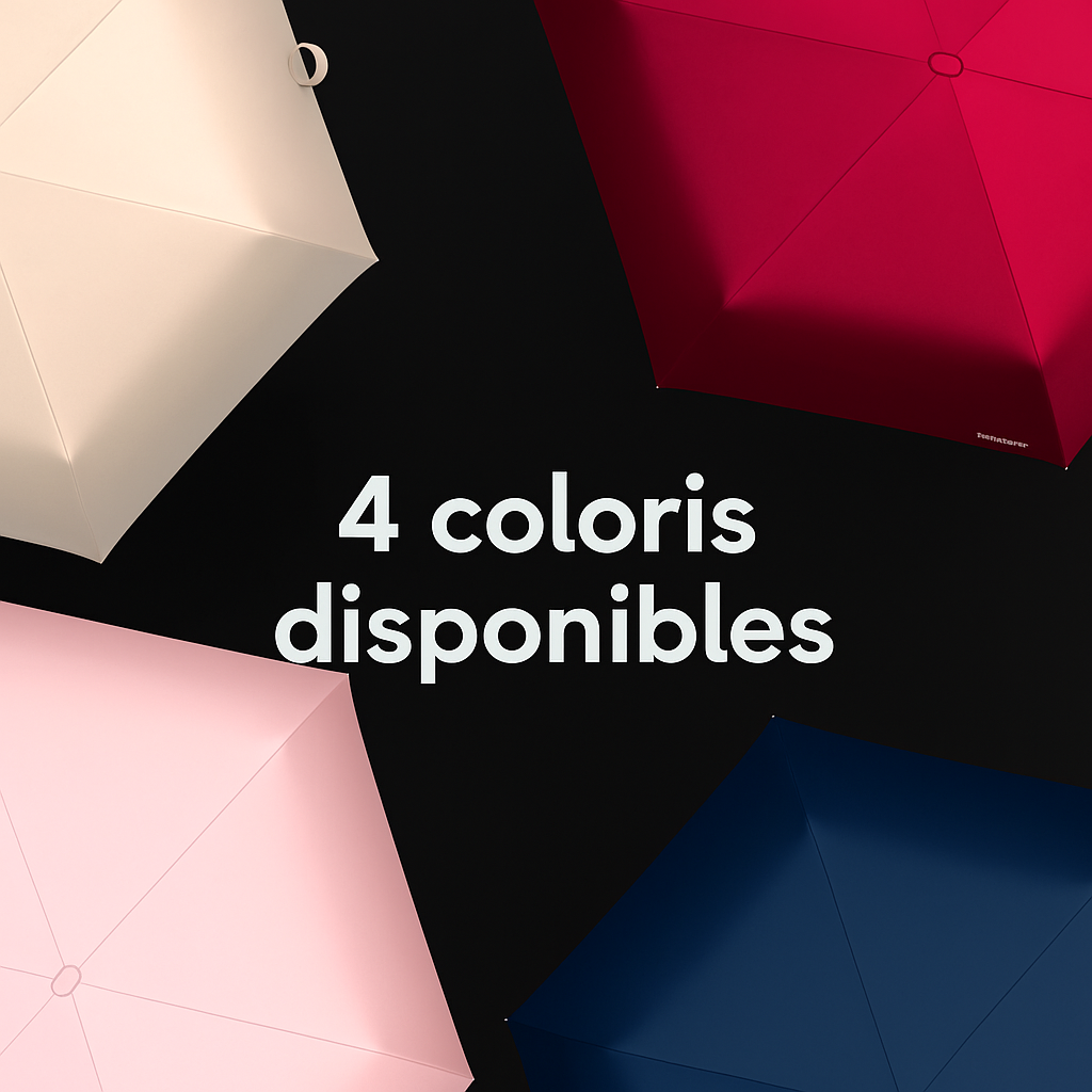 Olycat - Parapluie pliant, compact, plat, automatique.