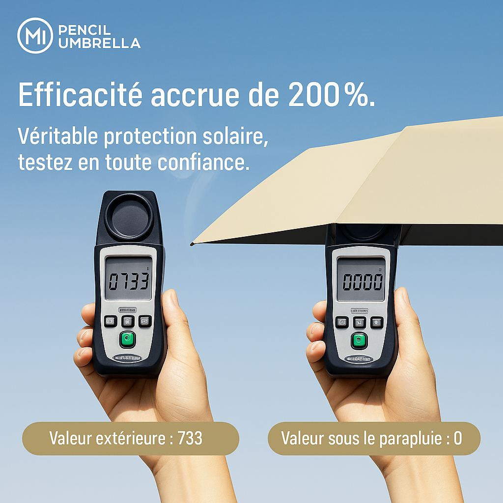 Kumo120 - Parapluie pliant, ultra compact et léger, 120 g.