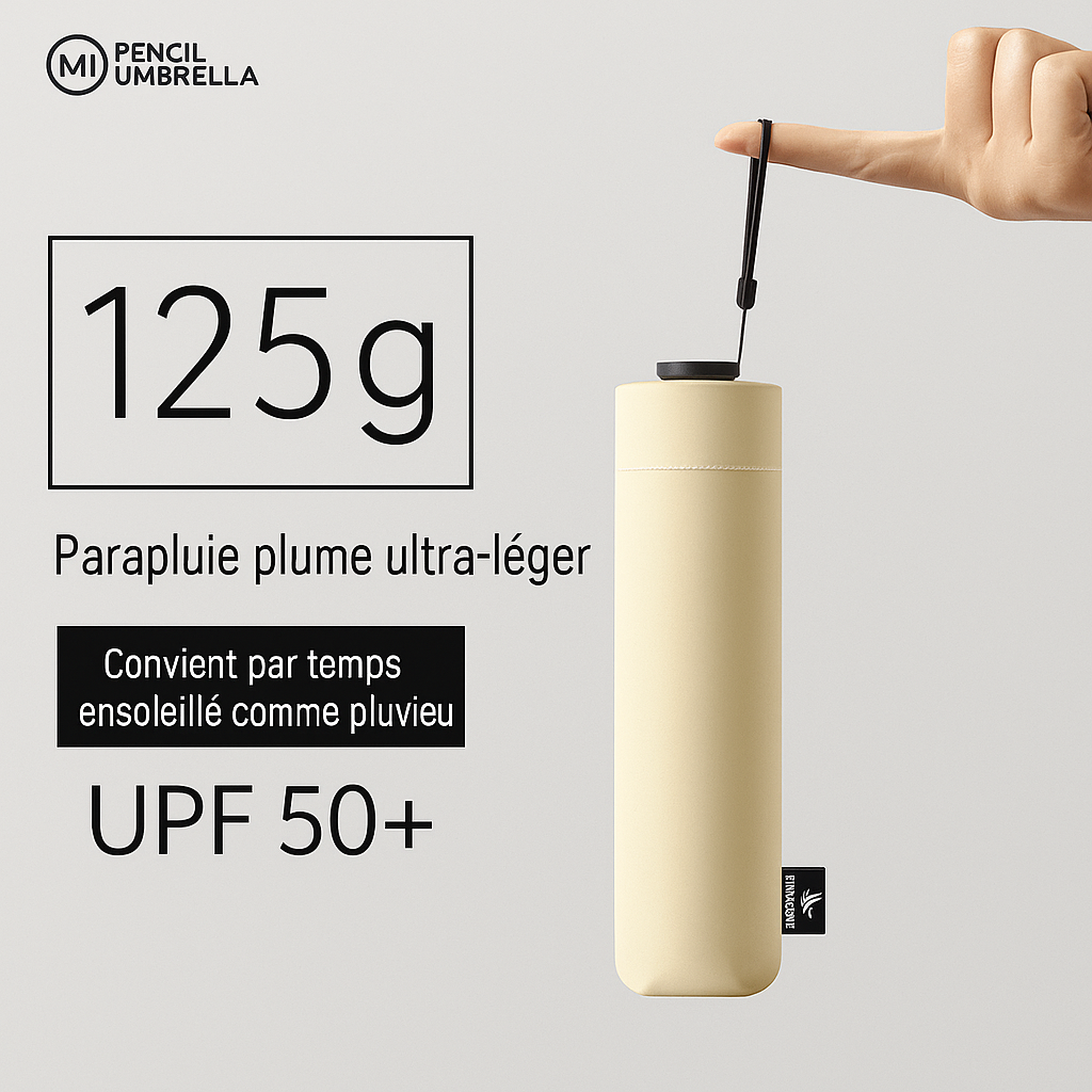 Kumo120 - Parapluie pliant, ultra compact et léger, 120 g.
